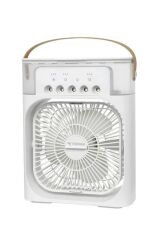 Vantilatör Hava Nemlendirici Masaüstü 180 Derece Dönen Kablolu Fan F17 Beyaz