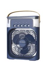 Vantilatör Hava Nemlendirici Masaüstü Mini Kablolu Fan F17 Mavi