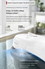 Hutt Çift Döner Başlıklı Akıllı Dikey Yüzey ve Cam Temizleme Robotu DDC55 Pro Beyaz