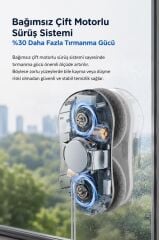 Hutt Çift Döner Başlıklı Akıllı Dikey Yüzey ve Cam Temizleme Robotu DDC55 Pro Beyaz