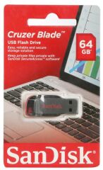 Sandisk Cruzer Blade 64 GB Usb Flash Bellek