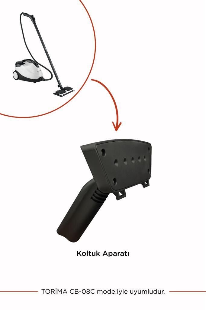 Torima CB-902A ve CB-08C Buharlı Temizlik Makinası Uyumlu Yedek Koltuk Aparatı