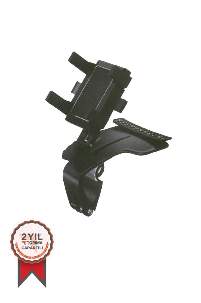 Telefon Tutucu Numaratörlü Ön Model Panel Araç İçi Oto Aksesuarları JX031 Siyah