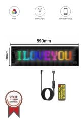 Torima RP1259 LED Matrix Panel 16x96cm Telefon Kontrollü Kayar LED Animasyon Aydınlatma