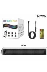 Torima RP1259 LED Matrix Panel 16x96cm Telefon Kontrollü Kayar LED Animasyon Aydınlatma