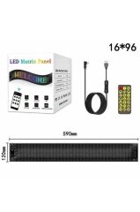 Torima RP1259 LED Matrix Panel 16x96cm Telefon Kontrollü Kayar LED Animasyon Aydınlatma