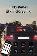 Torima RP1259 LED Matrix Panel 16x96cm Telefon Kontrollü Kayar LED Animasyon Aydınlatma