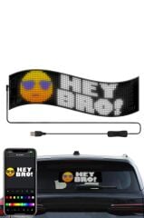 Torima RP937 LED Matrix Panel 9x37cm Telefon Kontrollü Kayar LED Animasyon Aydınlatma