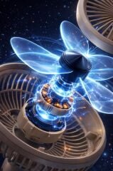 Şarjlı El Vantilatörü Telefon Standlı 3 Kademeli Ayıcıklı Taşınabilir Masa Fanı F72 Pembe