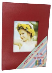 Torima 4 x 6 (10 x 15) 100'lük Fotoğraf Albüm Kırmızı