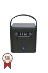 Torima BTS-1688 Yeşil Mikrofonlu Karaoke Bluetooth Hoparlör