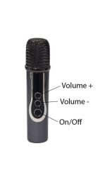 Torima BTS-1688 Yeşil Mikrofonlu Karaoke Bluetooth Hoparlör
