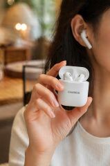 Fineblue Bluetooth Kulaklık Kulak İçi Kablosuz Kulaklık FM1PRO Beyaz