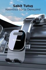 Torima JX-048 Siyah Araç İçi Vantuzlu 360 Derece Telefon Tutucu