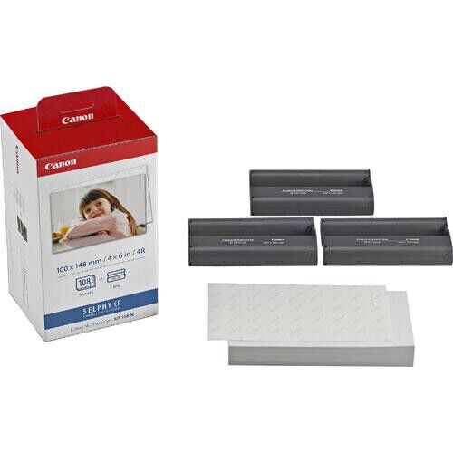Canon CP-108 Selphy CP Serisi İçin 10x15 Kağıt Kartuş Set