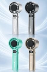 Şarjlı El Vantilatörü 120 Hız Ayarlı Taşınabilir Mini Fan F21 Altın