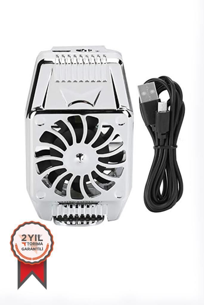 Cep Telefon Soğutucu Taşınabilir Fan H15 Gümüş