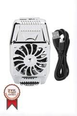 Cep Telefon Soğutucu Taşınabilir Fan H15 Gümüş