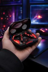 Bluetooth Kulaklık 5.4 3D Sesli Kulak İçi Oyuncu Kulaklık G101 Siyah