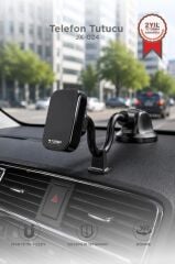 Telefon Tutucu Manyetik Çok Amaçlı Araç İçi Oto Aksesuarları JX024 Siyah