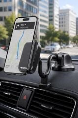 Telefon Tutucu Manyetik Çok Amaçlı Araç İçi Oto Aksesuarları JX024 Siyah