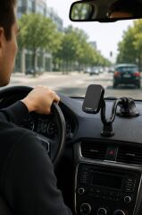 Telefon Tutucu Manyetik Çok Amaçlı Araç İçi Oto Aksesuarları JX024 Siyah