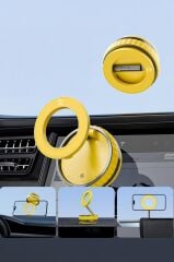 Telefon Tutucu Manyetik 180 Derece Dönebilen Katlanabilir Ev Ofis Araç İçi Oto Aksesuarları JX056 Beyaz