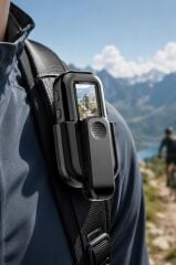 Giyilebilir Aksiyon Kamerası 1080P Hd Kayıt 140 Derece Geniş Açı Klips Tasarımlı Kamera CMR27 Siyah
