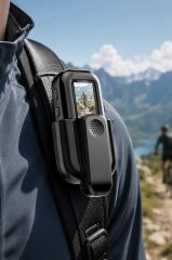 Giyilebilir Aksiyon Kamerası 1080P Hd Kayıt 140 Derece Geniş Açı Klips Tasarımlı Kamera CMR27 Siyah