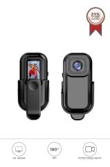 Torima CMR-27 Siyah 1080P HD Kayıt, 140° Geniş Açı, Klips Tasarımlı Giyilebilir Aksiyon Kamerası