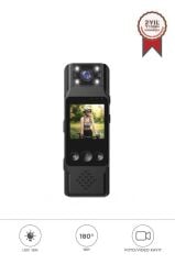 Torima CMR-28 Siyah 1080P HD Kayıt, 180° Geniş Açı, Klips Tasarımlı Giyilebilir Aksiyon Kamerası