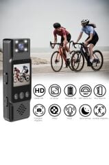 Torima CMR-28 Siyah 1080P HD Kayıt, 180° Geniş Açı, Klips Tasarımlı Giyilebilir Aksiyon Kamerası