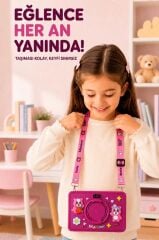 Maniner Eğitici Tablet 4GB 128GB Kılıf Hediyeli Çocuk Tableti M7 Vişne Rengi