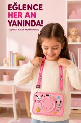 Maniner Eğitici Tablet 4GB 128GB Kılıf Hediyeli Çocuk Tableti M6 Pembe