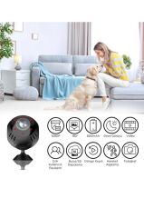 Güvenlik Kamerası Gece Görüşlü Full Hd Ev Kamerası CMR32 Siyah