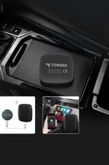 TORİMA TAB09 Mini Siyah Kablosuz Carplay  2GB+32GB  Usb ve Type-c Uyumlu Araç Multimedya Dönüştürücü Adaptörü