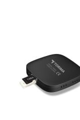 Kablosuz Carplay Araç Multimedya Dönüştürücü Usb Type-C Uyumlu Mini TAB09 Siyah