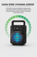 Torima Bluetooth Hoparlör Rgb Işıklı Kablosuz Speaker GTS-1961 Siyah