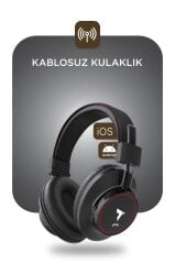 Bluetooth Kulaklık Kafa Üstü Kablosuz Kulaklık HD10 Siyah