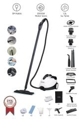 Buharlı Temizleyici Halı ve Koltuk Yıkama Cam Zemin Mutfak Temizleme Buhar Makinesi V22B+CB08C