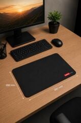 Gaming Oyuncu Fare Altlığı Kaymaz Taban Mouse Pad BK 360*280MM Siyah