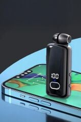 Torima F580 Siyah Kablosuz Kulaklık Bluetooth Geri Çekilebilir Yaka Kulaklığı