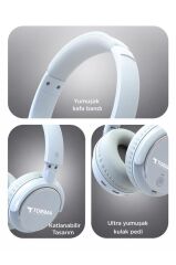 Bluetooth Kulaklık Kulak Üstü Kablosuz Kulaklık HD20 Mavi