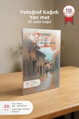 A4 Yarı Mat Fotoğraf Kağıdı 260 g/m² Luster Inkjet Mürekkep Püskürtmeli 20 Adet