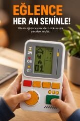 Oyun Kolu Atari Joystick Tetris Gameboy GC017 Beyaz