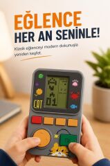 Oyun Kolu Atari Joystick Tetris Gameboy GC017 Gri