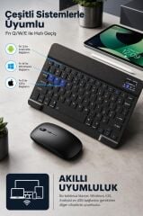 Kablosuz Klavye Mouse Seti TMK04 Siyah