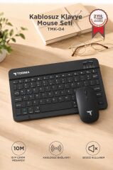 Kablosuz Klavye Mouse Seti TMK04 Siyah