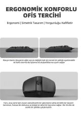 Lenovo Kablolu Q Klavye Mouse Seti KM290 Siyah