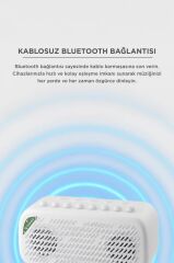 Bluetooth Hoparlör Uyku Destekleyici Doğa Sesli Şarjlı Speaker D93 Beyaz